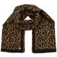 Women's Bouclé Leopard-Print Scarf