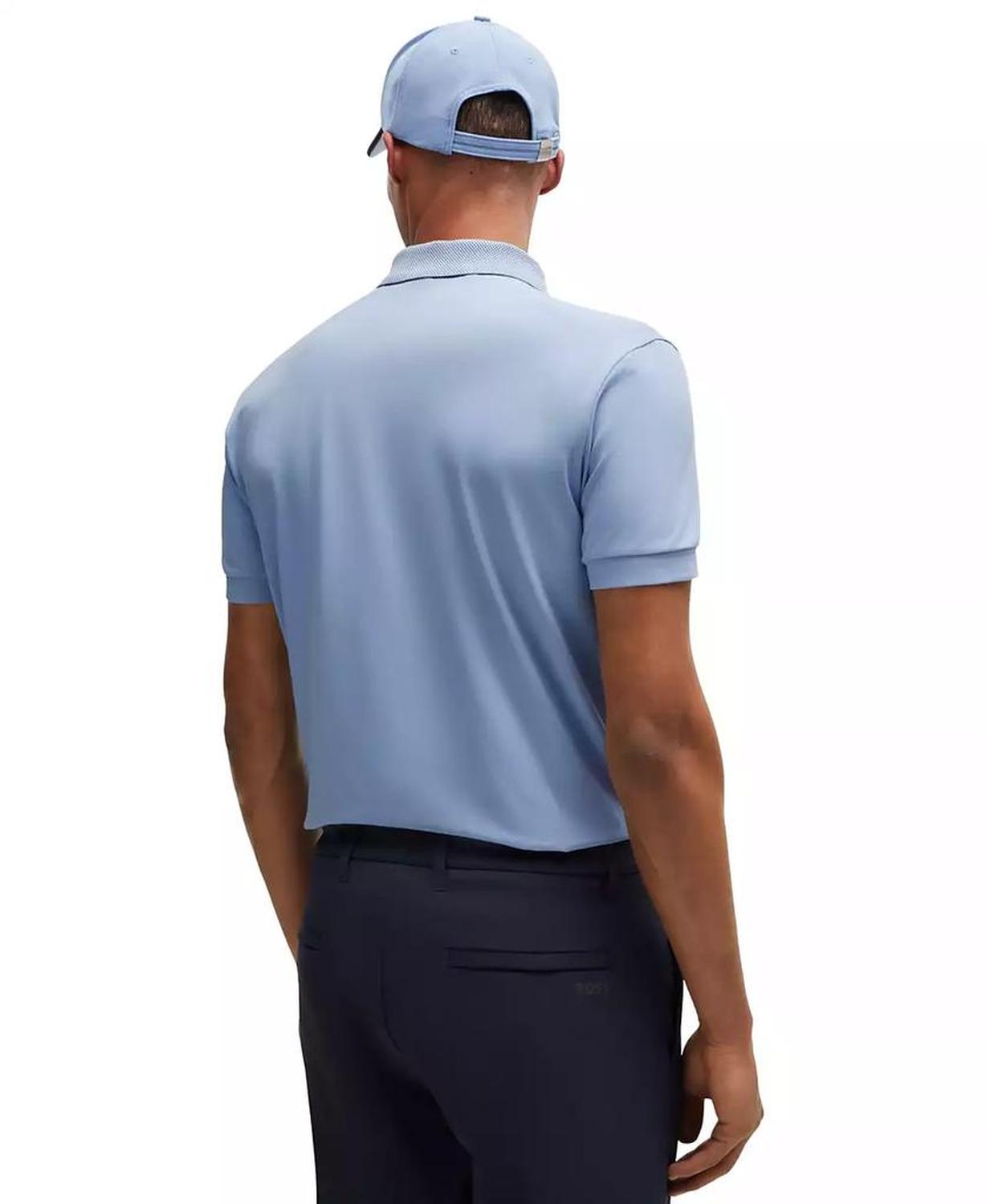 Men's Striped Tape Insert Polo Shirt