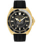 Men's Charter Automatic Black Silicone Watch 44mm