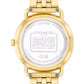 Men's Elliot Gold Tone Stainless Steel Bracelet Watch, 43mm