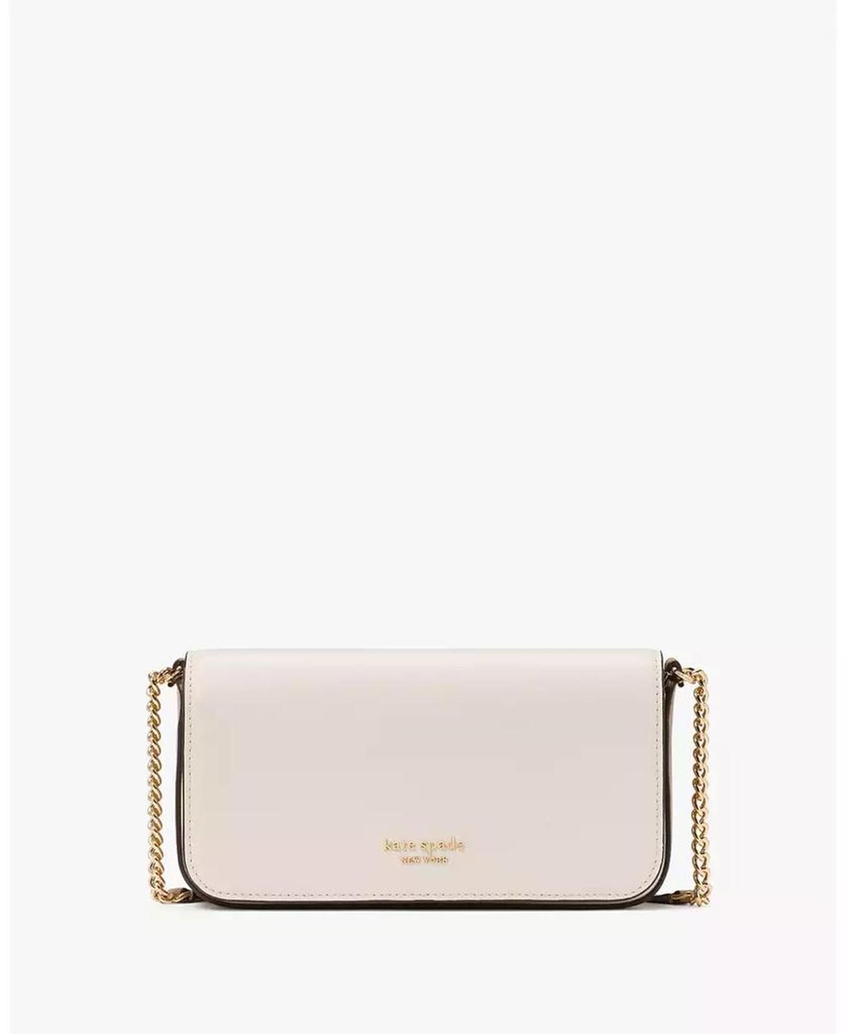 Devin Saffiano Leather Flap Chain Wallet