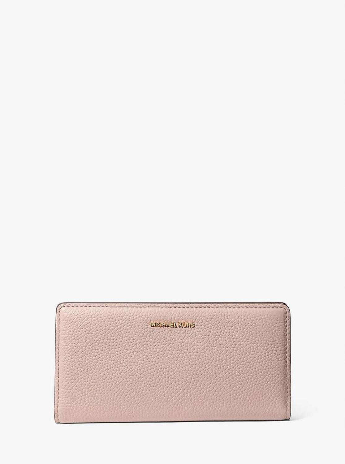 Bryant Large Pebbled Leather Snap-Front Wallet