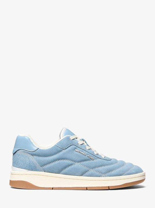Pia Quilted Suede Trainer