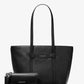 Jet Set Large 2-in-1 Pebbled Leather Tote Bag