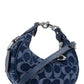 Coach Jonie Logo Printed Denim Crossbody Bag