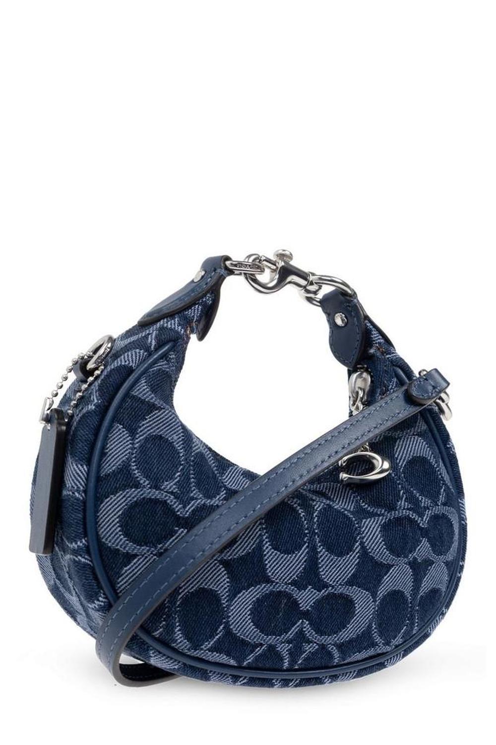 Coach Jonie Logo Printed Denim Crossbody Bag