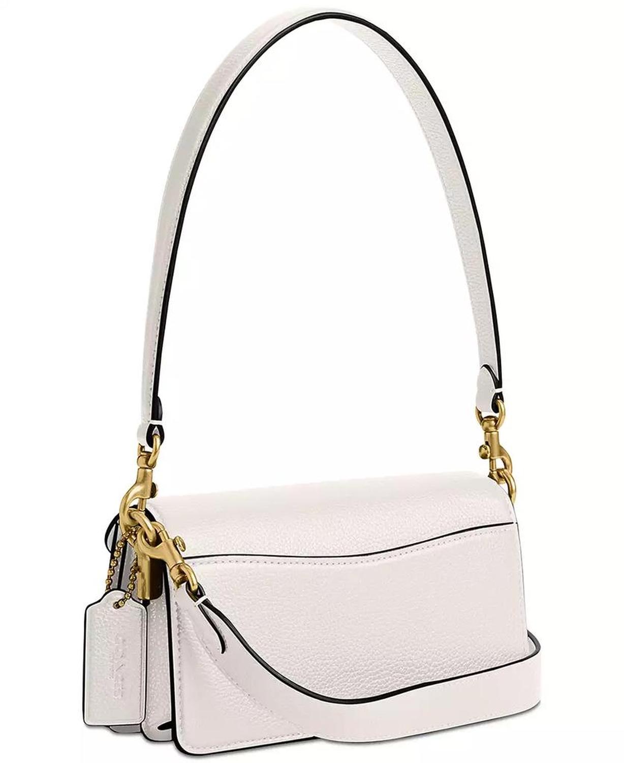 Polished Pebble Leather Mini Tabby Shoulder Bag 20