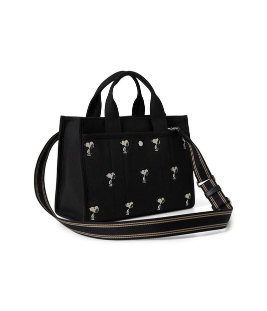 Coach X Peanuts Cargo Tote Bag With Snoopy Print