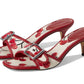 Margot Sandals With Cherry Print