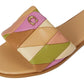 Holly Quilted Patchwork Leather Sandals