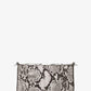 Bryant Small Snake Embossed Leather Convertible Pochette