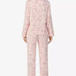 Women's 2-Piece Sleepwear Long-Sleeve Top and Pajama Pants Set