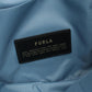 blue  Leather Nylon Canvas Handbag