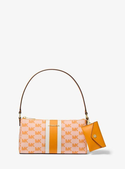 Vincent Medium Logo Jacquard Pochette with Card Case