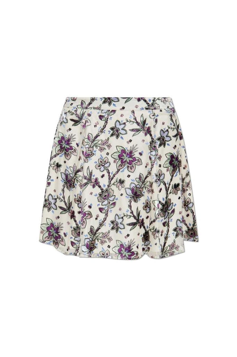 Kate Spade Satin Devore Mini Skirt