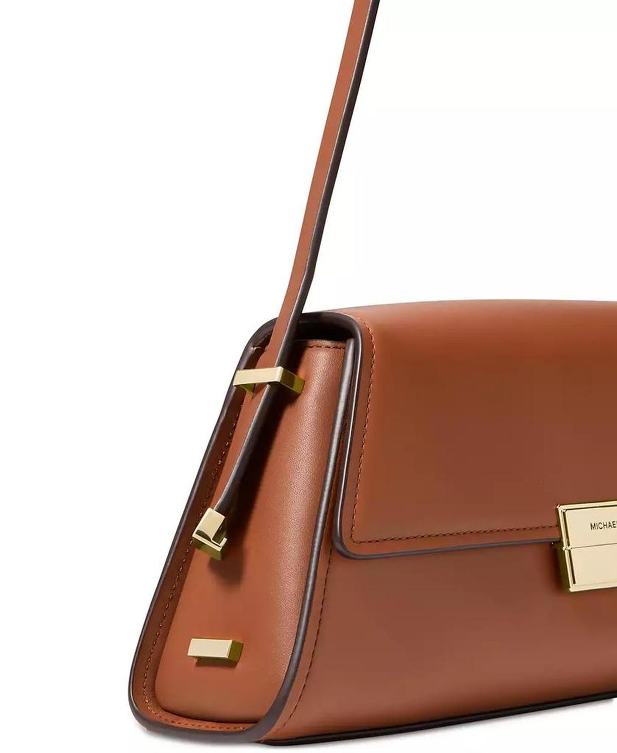 Ludlow Small Leather Convertible Shoulder Bag