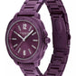 Women's Kitt Ionic Plated Purple Steel Bracelet Watch, 34mm