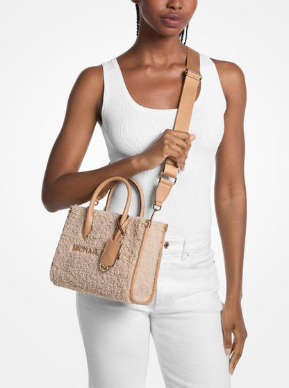 Mirella Small Faux Shearling Crossbody Bag