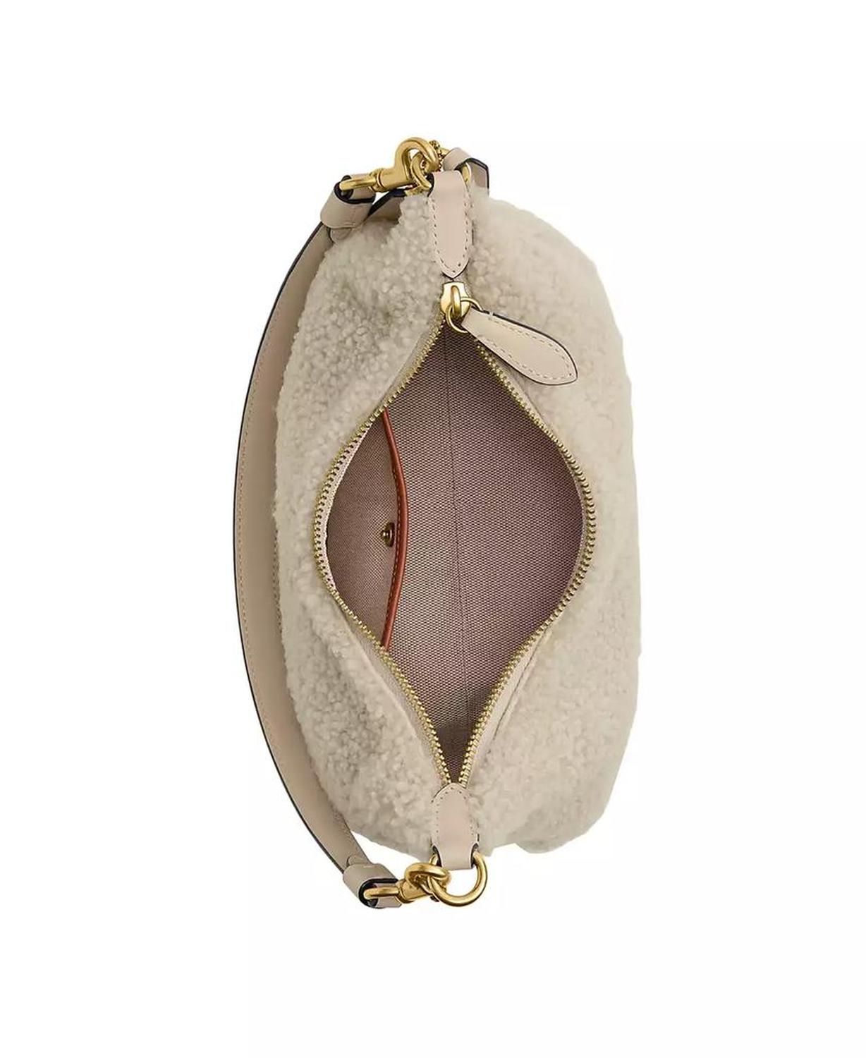 Juliet Small Shearling Shoulder Bag