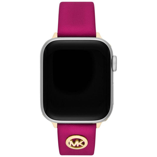 Women's Fuchsia Leather Strap for Apple Watch, 38, 40, 41mm and 42, 44, 45, 49mm