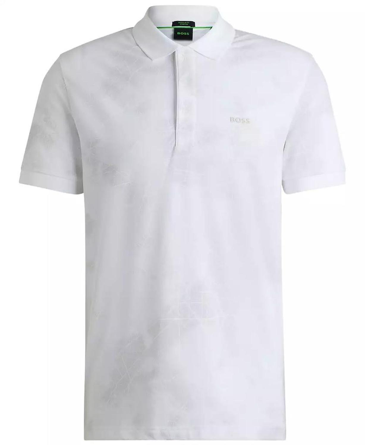 Men’s Reflective Print Polo