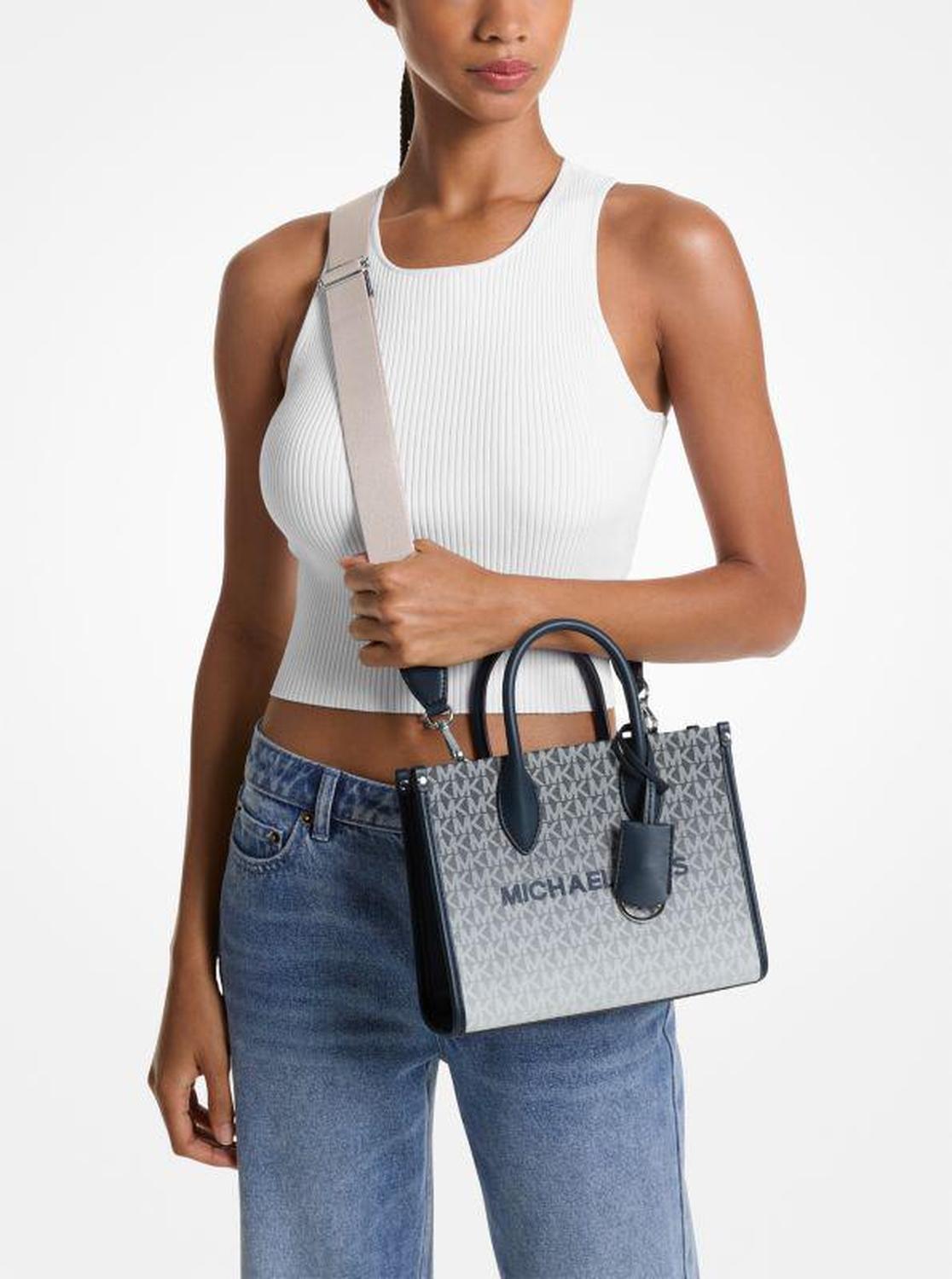 Mirella Small Ombré Signature Logo Crossbody Bag