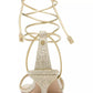 Jaida Ankle-Tie Leather Lace-Up Sandals