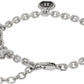Silver Button Charm Bracelet