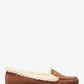 Eve Suede and Faux Shearling Moccasin