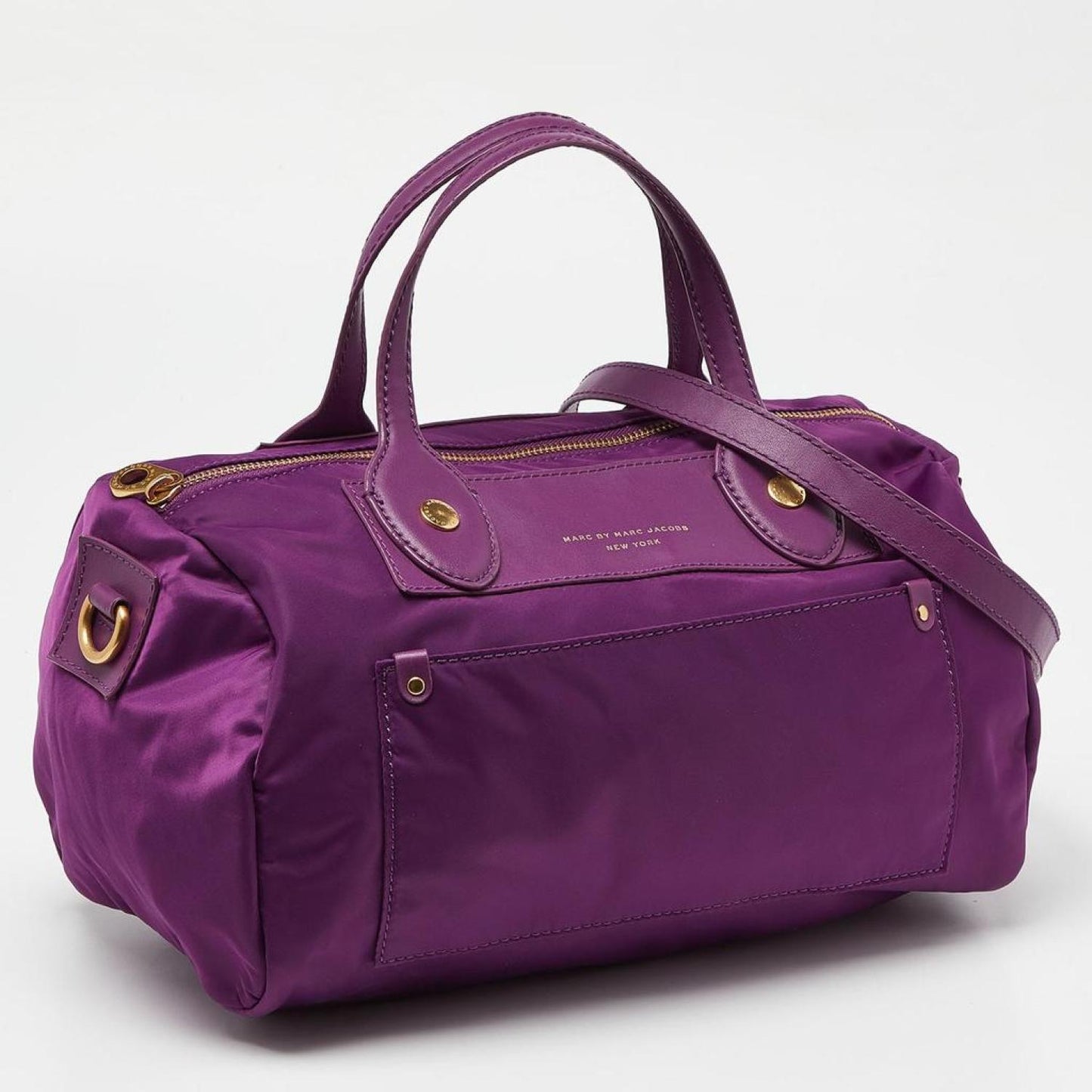 Marc By Marc Jacobs Nylon And Leather Preppy Satchel