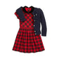 Buffalo Check Stretch Ponte Dress (Toddler/Little Kids)