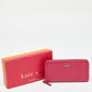 Kate Spade Pink Patent Leather Zip Around Continental Wallet
