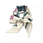 Stacked Tabby Bags Print Silk Skinny Scarf