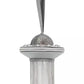 Spaced Out Embellished Metallic Leather 3D UFO Top Handle