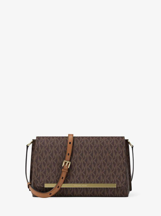 Evelyn Medium Signature Logo Crossbody Bag