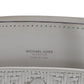 Bancroft Medium Woven Satchel in White Calf Leather