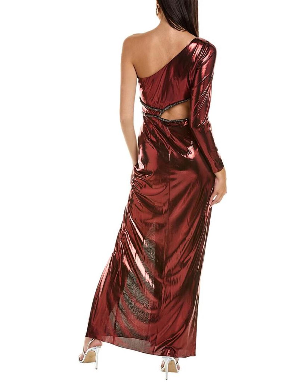 Marchesa Notte One-Shoulder Gown