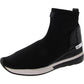 Womens Knit Casual Slip-On Sneakers