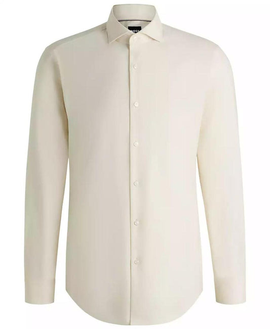 Men's Easy-Iron Slim-Fit Dress Shirt