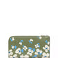 Devin Painterly Bouquet Zip Around Continental Wallet