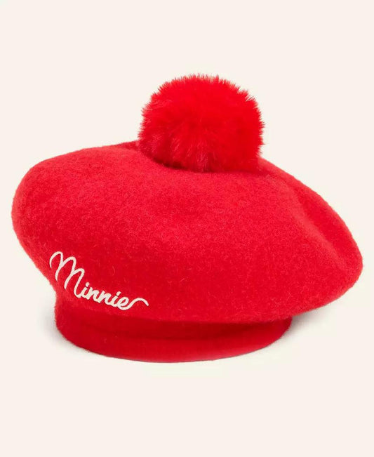 Disney | Macy's Minnie Mouse Pom-Pom Beret Hat, Macy's Exclusive