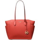 Marilyn Medium Top-Zip Leather Tote