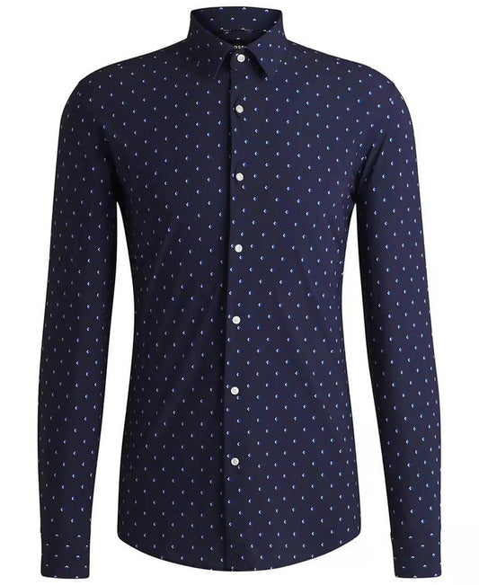 Men's Slim-Fit Performance Dress Shirt
