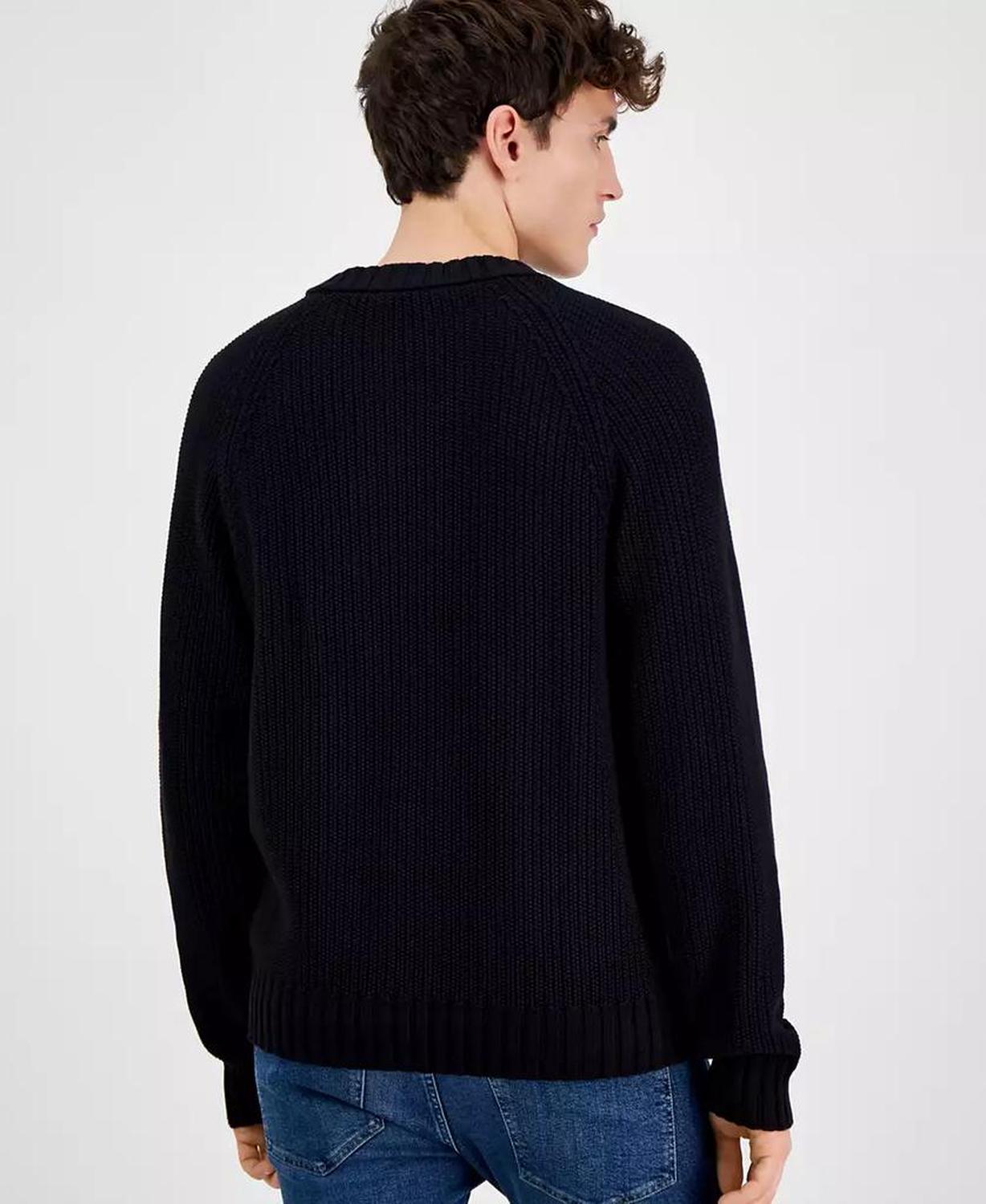 Men's Sonni Relaxed-Fit Ribbed-Knit Sweater