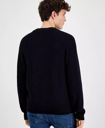 Men's Sonni Relaxed-Fit Ribbed-Knit Sweater