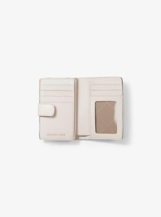 Jet Set Medium Floral Embellished Signature Logo Bi-fold Wallet