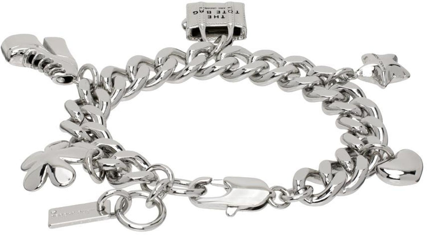 Silver 'The Mini Icon' Charm Bracelet
