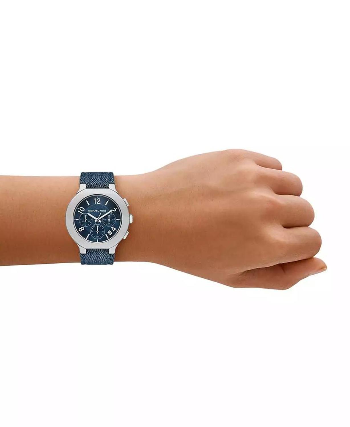 Women's Gramercy Chronograph Blue Denim Watch, 40mm
