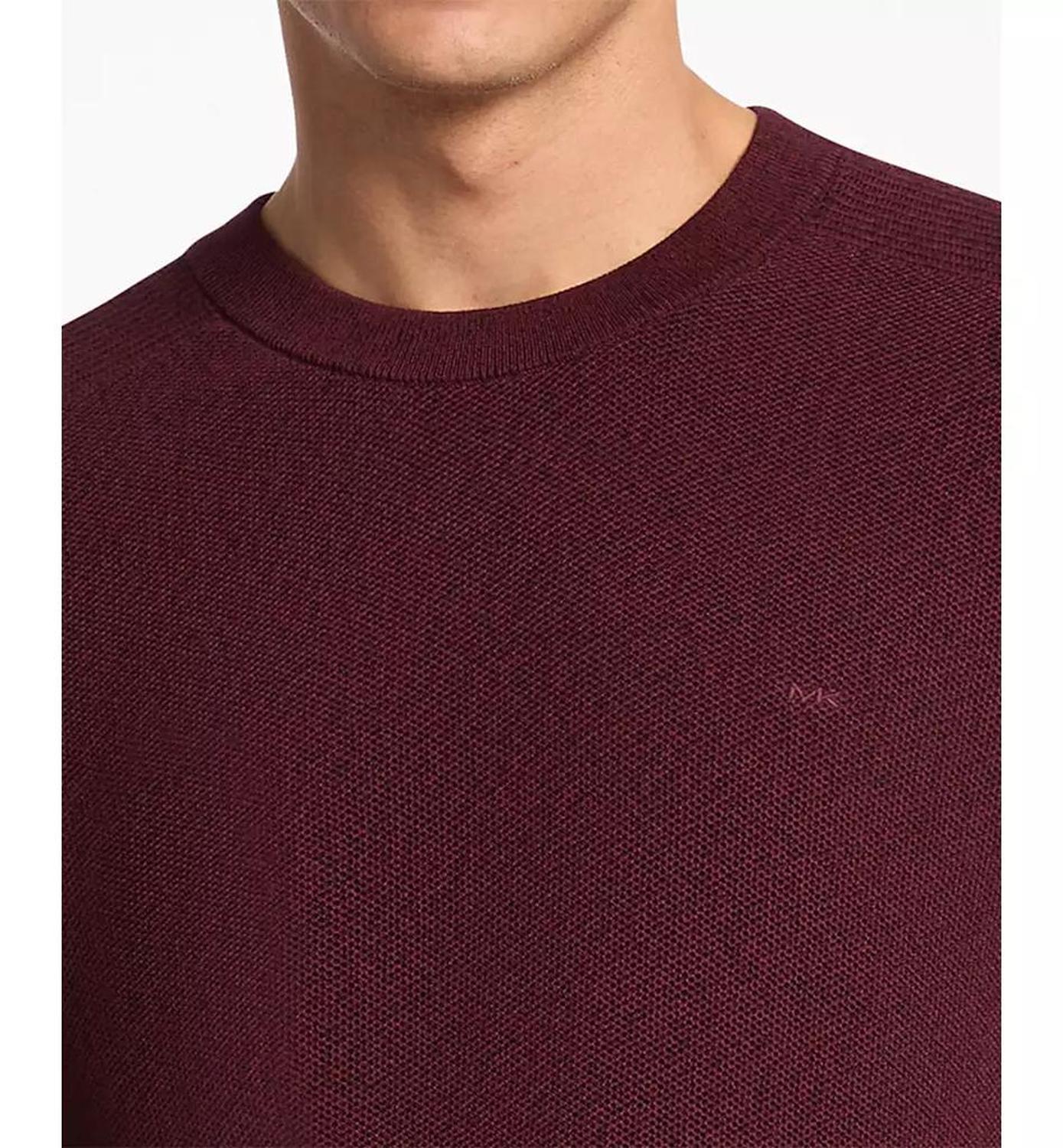 Men's Mouline Textured Crewneck Sweater