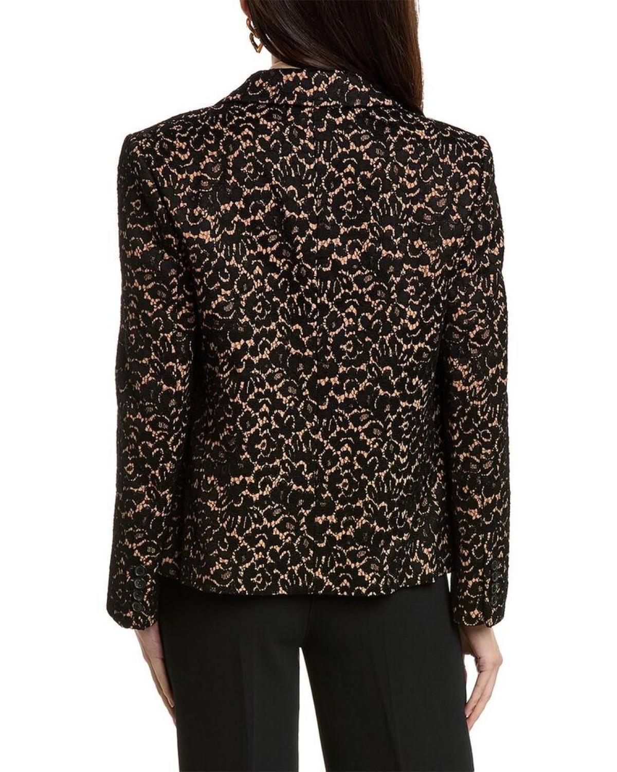 Michael Kors Collection Bonded Lace Jacket